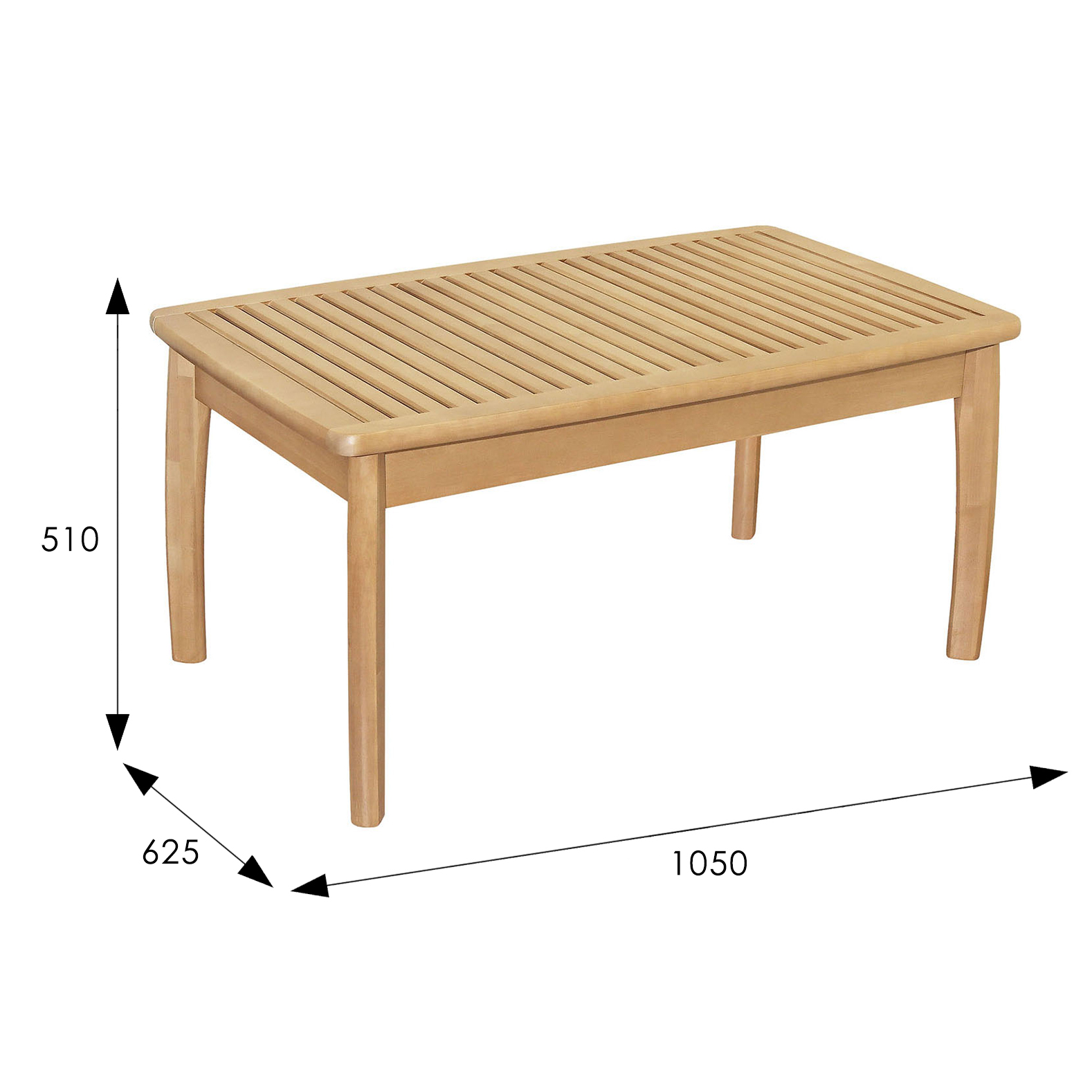 Стол журнальный Массив решетка бук