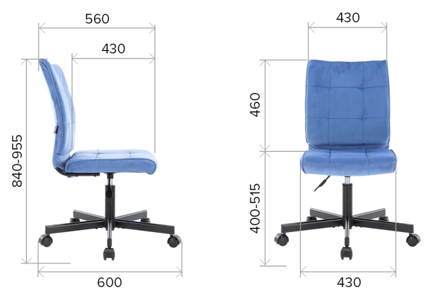 Кресло Everprof EP-300 Ткань Бирюзовый