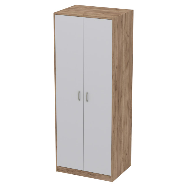 Шкаф для одежды ШО-6 цвет Дуб Крафт+Серый 77/58/200 см