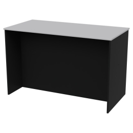 Переговорный стол СТСЦ-3 цвет Черный+Серый 120/60/75,4 см