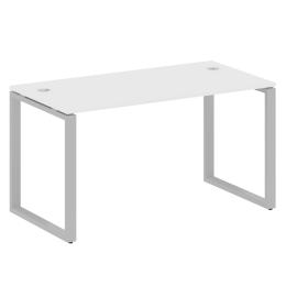 Стол письменный на О-образном м/к METAL SYSTEM БО.СП-3 Белый Серый