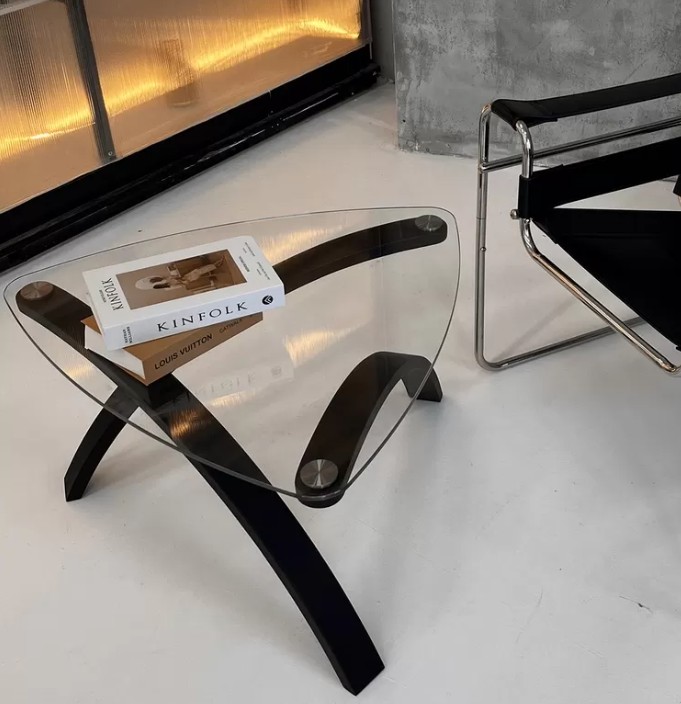 Стол журнальный Гурон 3 чёрный матовый