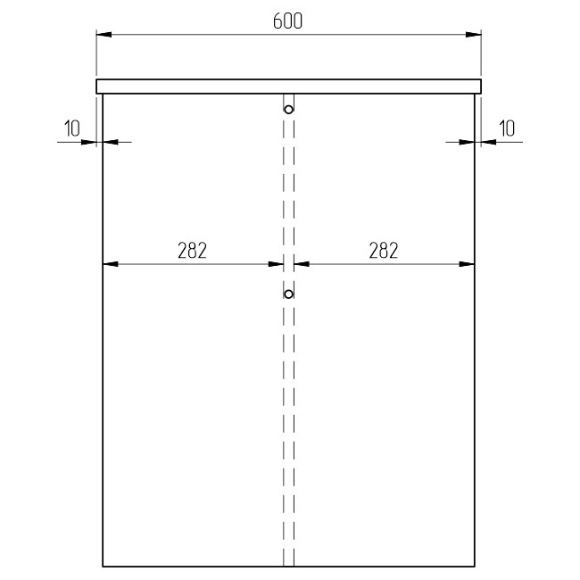 Переговорный стол СТСЦ-45 цвет Дуб Крафт+Белый 100/60/76 см