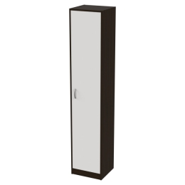 Офисный шкаф СБ-2/З цвет Венге+Белый 40/37/200 см