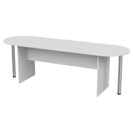Стол для переговоров овальный 240/73 240/73/76 Белый