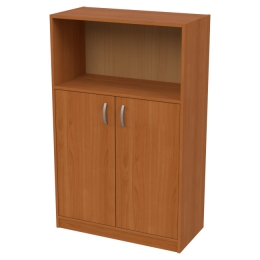 Офисный шкаф СБ-63 цвет Вишня Оксфорд 77/37/123 см