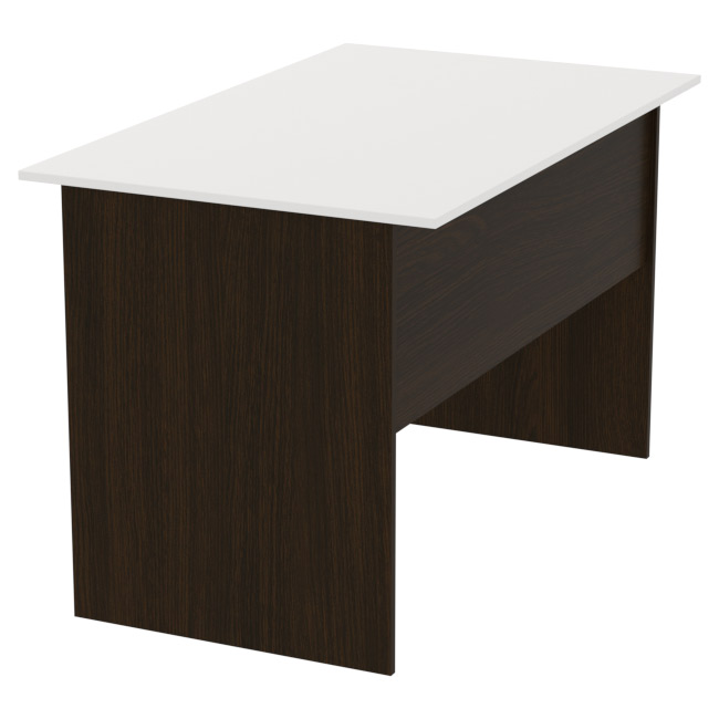 Офисный стол СТ-4 цвет Венге + Белый 120/73/75,4 см