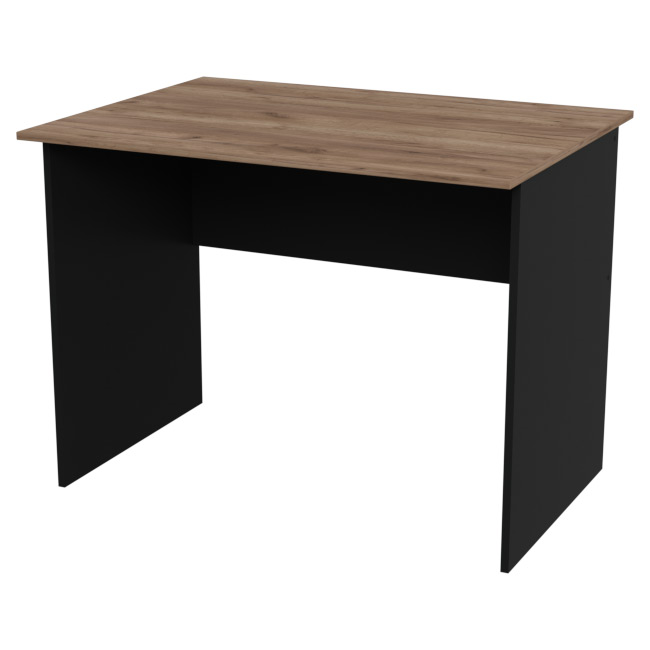 Стол для офиса СТ-2 цвет Черный + Дуб Крафт 100/73/75,4 см