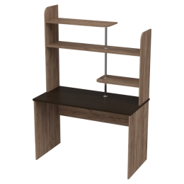 Компьютерный стол СК-12 Дуб Крафт+Венге 120/60/176 см