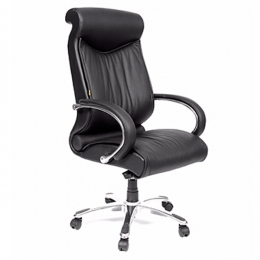 Офисное кресло для руководителя CHAIRMAN 420 Черный