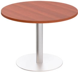 Стол для переговоров круглый на опоре-колонне ПТ-141 Миланский Орех