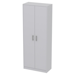 Офисный шкаф для одежды ШО-52+С-17М цвет Серый 77/37/200 см