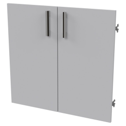 Двери низкие ДВ-42+С-17МВ Серый 68,6/1,6/65,8