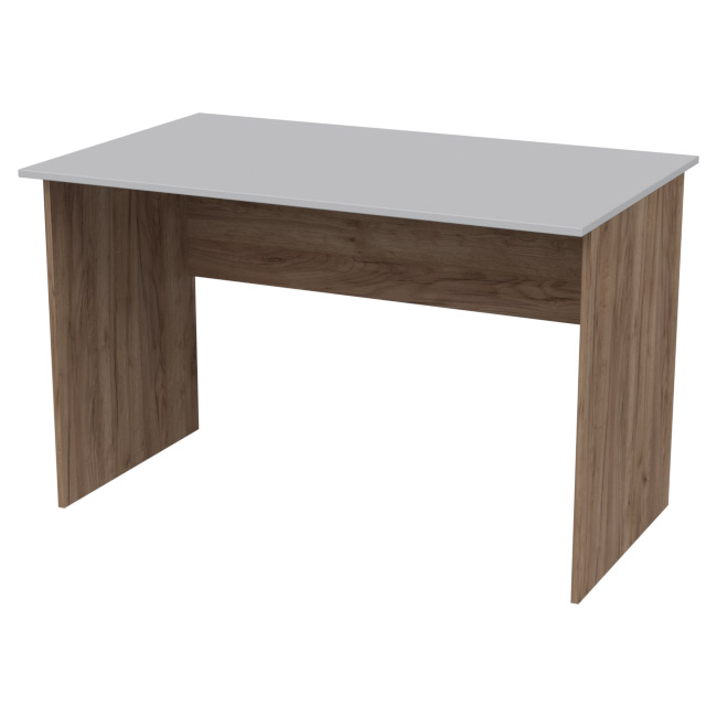 Офисный стол СТ-4 цвет Дуб Крафт+Серый 120/73/75,4 см