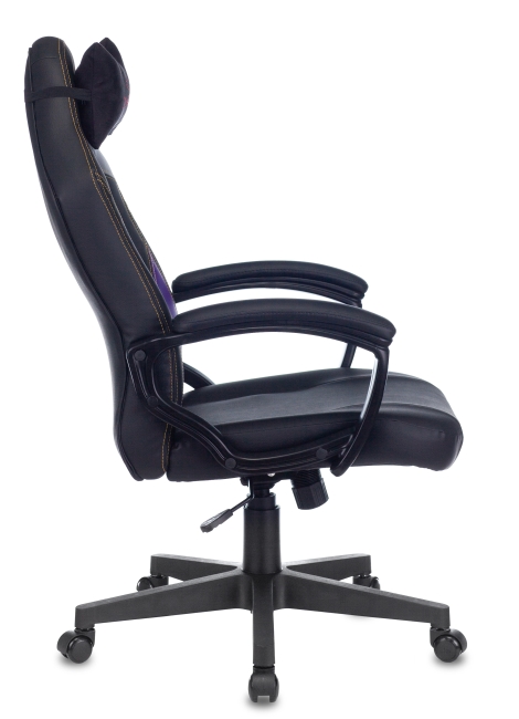 Кресло игровое Zombie HERO JOKER черный/фиолетовый