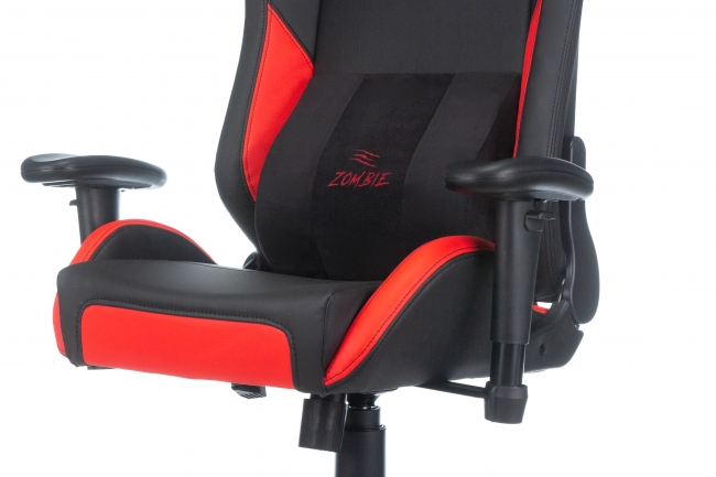 Кресло игровое Zombie HERO BATTLEZONE PRO черный/красный