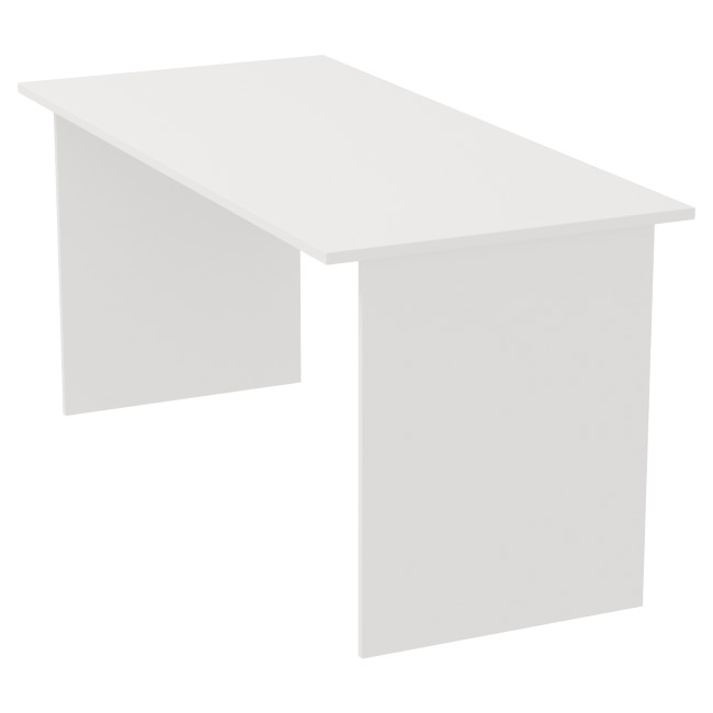 Офисный стол СТ-10 цвет Белый 160/73/76 см
