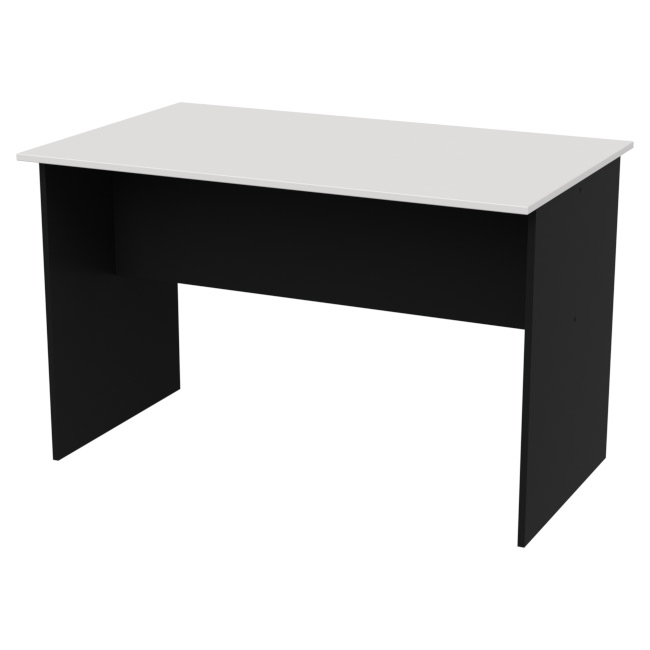 Переговорный стол  СТС-4 Черный+Белый 120/73/75,5 см