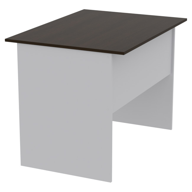 Офисный стол СТ-2 цвет Серый+Венге 100/73/75,4 см