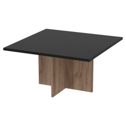Журнальный стол СТК-15 цвет Дуб Крафт + Черный 80/80/43 см