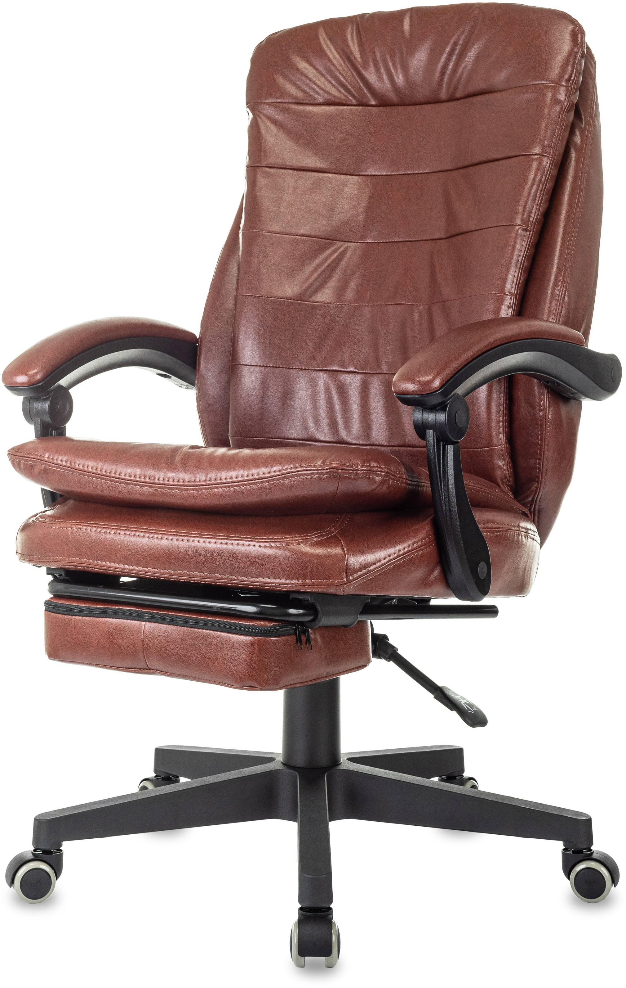 Кресло руководителя Бюрократ T-9950MSG-F/BROWN-PU