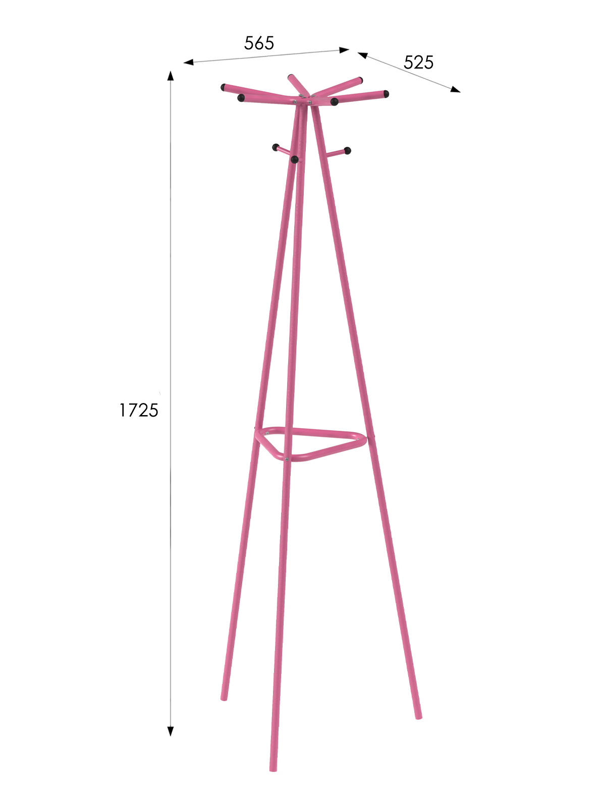 Вешалка напольная Галилео 217 розовый