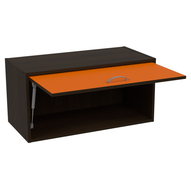 Антресоль АН-03 цвет Венге+Оранж 77/37/38 см