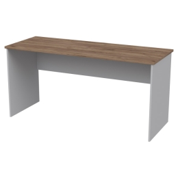 Офисный стол СТ-11 цвет Серый+Дуб Крафт 160/60/76 см