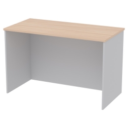 Узкий стол СТЦ-47 цвет Серый+Дуб Молочный 120/60/76 см
