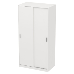 Шкаф для одежды ШК-2+С-28М цвет Белый 100/58/200 см