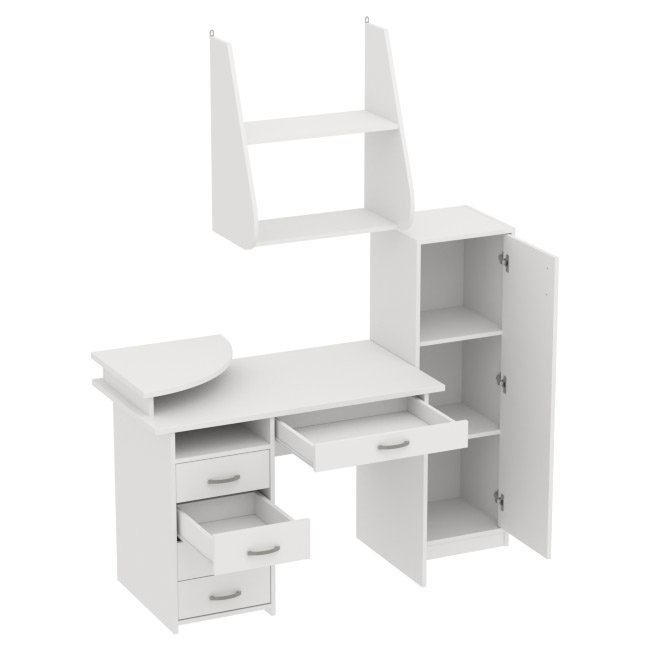 Комплект офисной мебели КП-14 цвет Белый