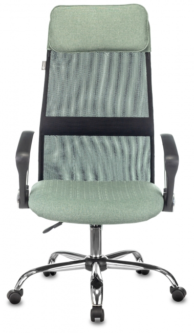 Кресло руководителя Бюрократ KB-6N черный TW-01 сиденье зеленый