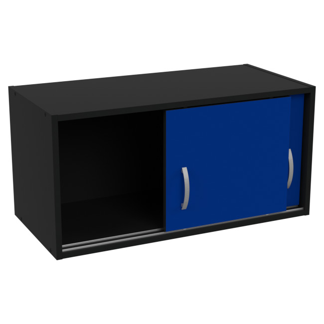 Антресоль АН-02 Черный+Cиний 77/37/38