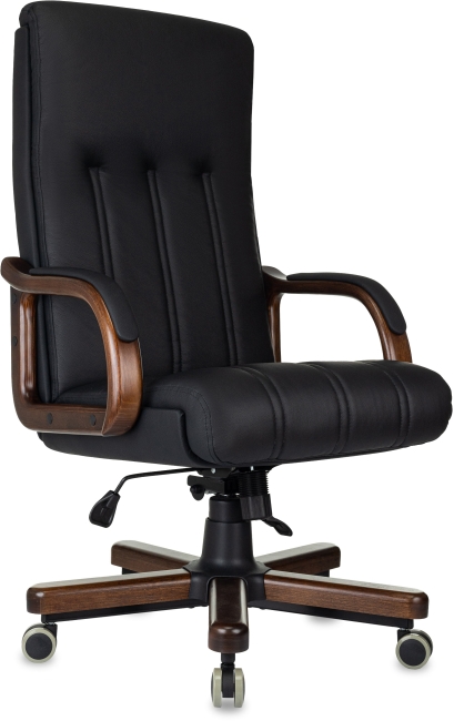 Кресло руководителя Бюрократ T-9932WALNUT/B