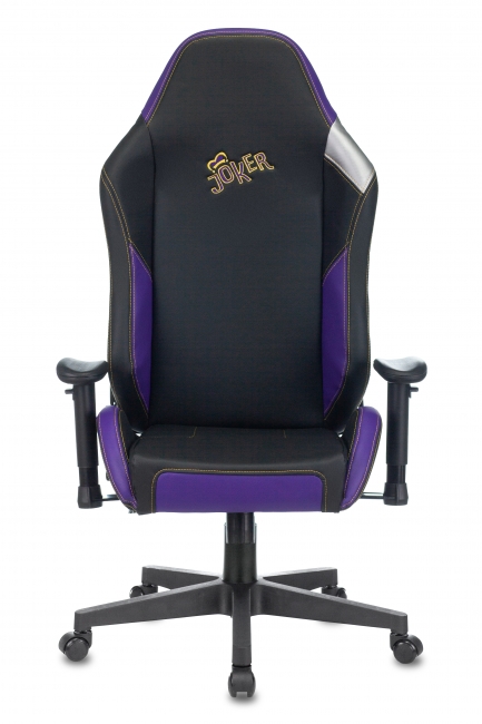 Кресло игровое Zombie HERO JOKER PRO черный/фиолетовый