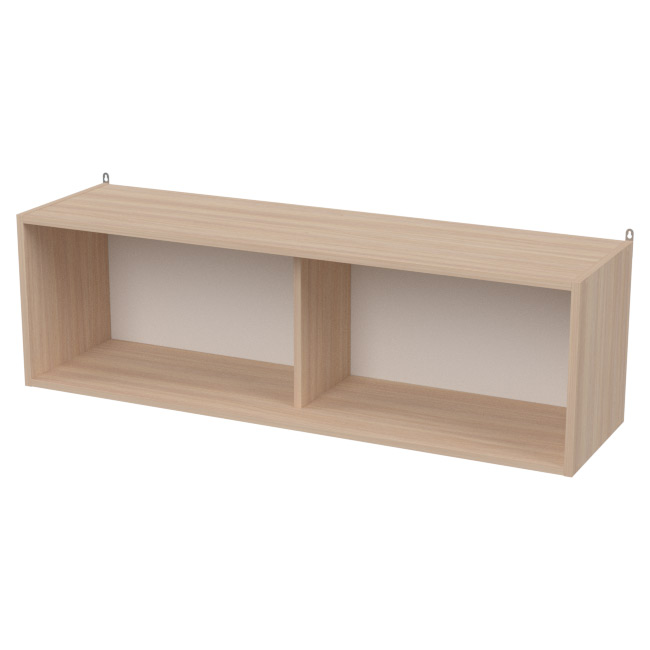 Навесная полка ПП-56 цвет Дуб Молочный 120/33/37 см купить в Москве Навесная полка ПП-56 цвет Дуб Молочный 120/33/37 см