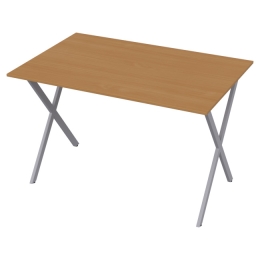 Стол на металлокаркасе СМХ-17 цвет Бук Бавария 120/80/76
