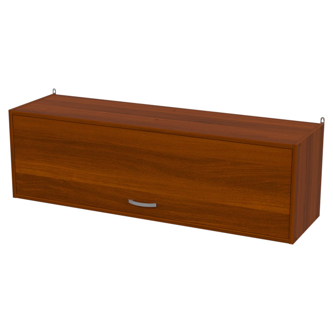 Навесная полка ПП-56+ДВ-56 цвет Орех Итальянский 120/33/37 см