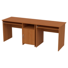 Офисный стол СК-21+СК-27 цвет Вишня Оксфорд