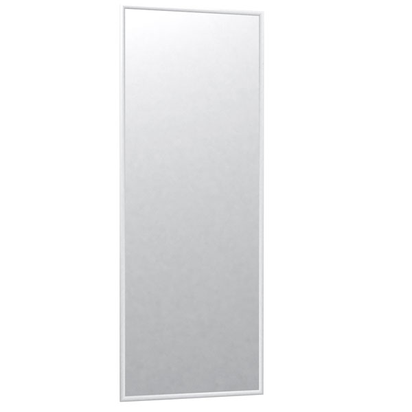 Зеркало настенное Сельетта-6 белый/глянец