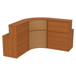 Стойка ресепшена комплект К/ПСУ-71 цвет Вишня Оксфорд