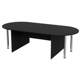 Стол для переговоров составной 260/120 Черный 260/120/76