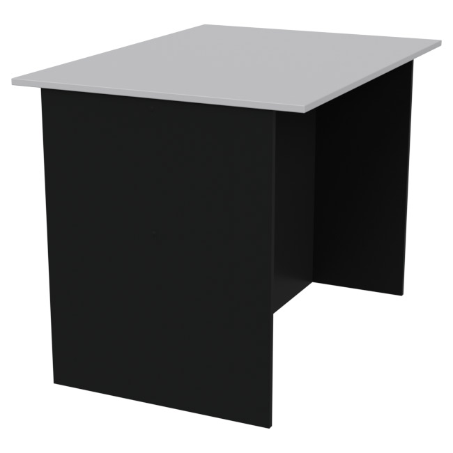 Переговорный стол СТСЦ-2 цвет Черный+Серый 100/73/75,4 см