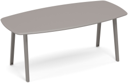 Стол для переговоров овальный Мокко премиум METAL ТМ М1 147 МП 200/100/75,6