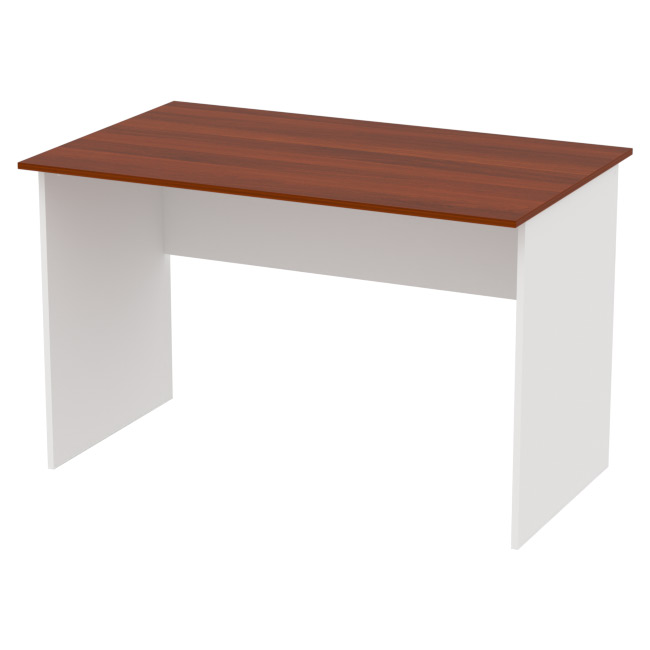 Офисный стол СТ-4 цвет Белый + Орех 120/73/75,4 см