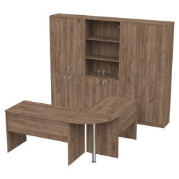 Комплект офисной мебели КП-11 цвет Дуб Крафт