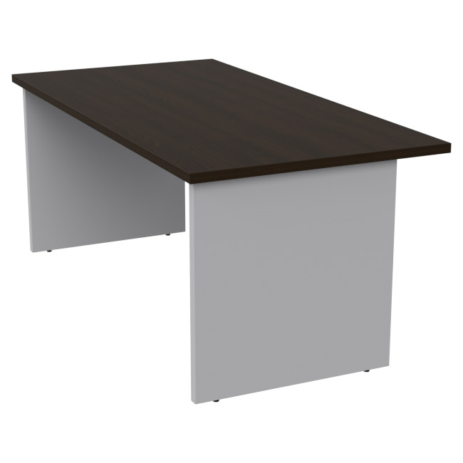 Стол руководителя РП-18 цвет Серый+Венге 180/90/76 см