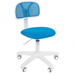 Офисное кресло эконом CHAIRMAN 250 White Голубой