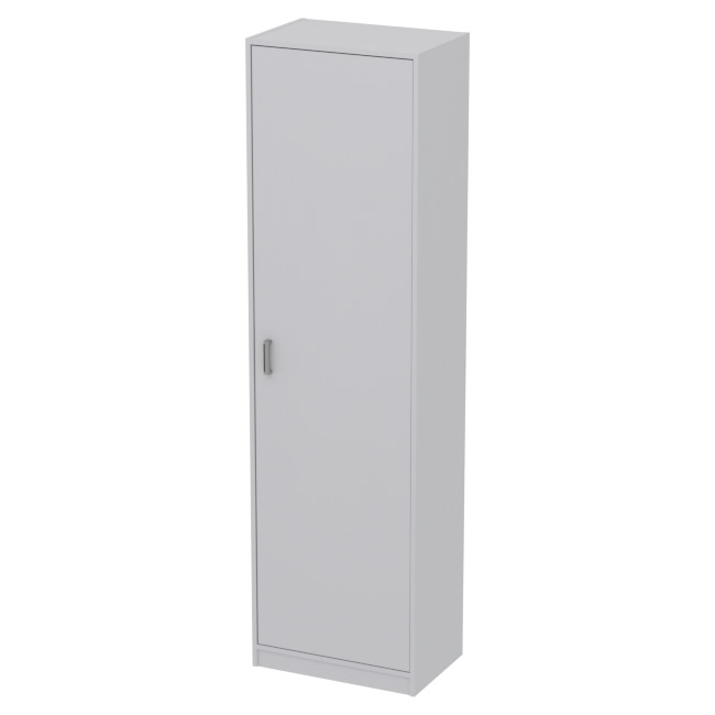 Офисный шкаф для одежды ШО-5+С-19 цвет Серый 56/37/200 см