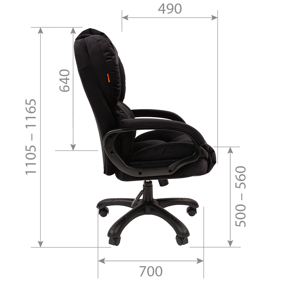 Кресло CHAIRMAN 434 home черный